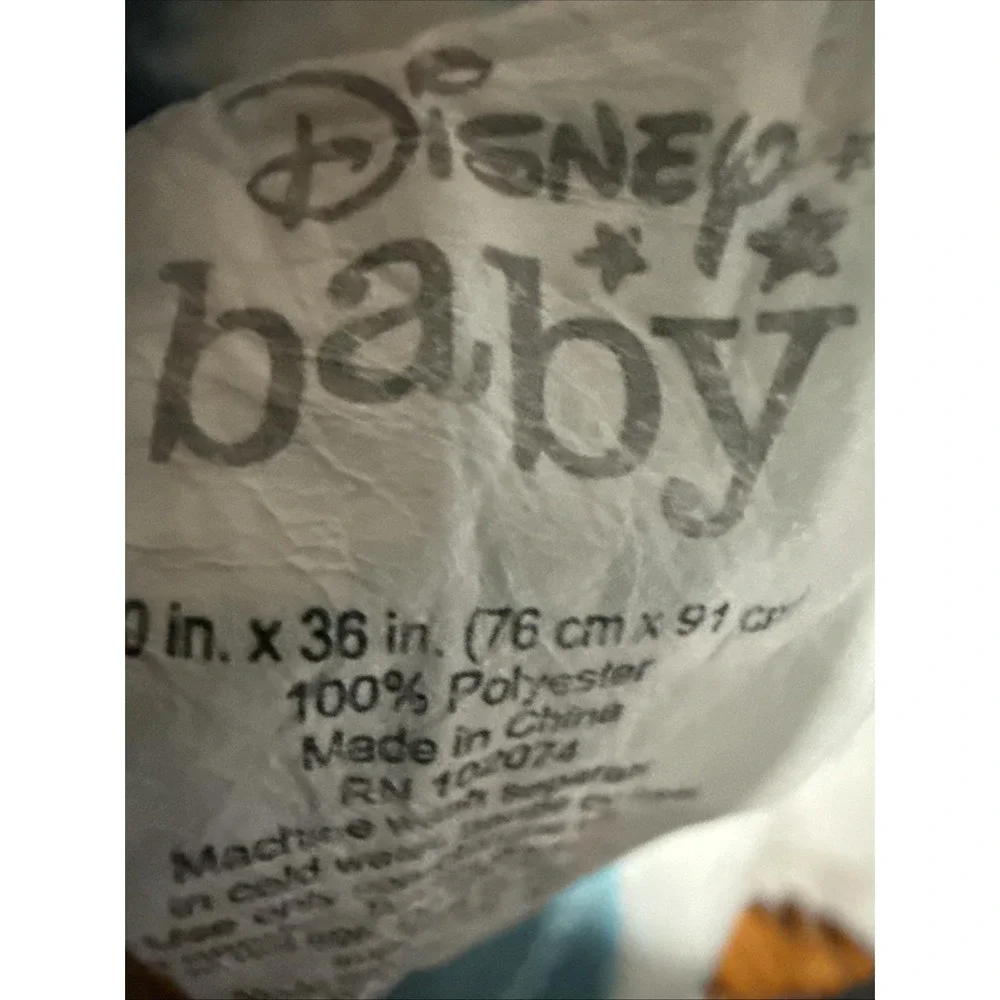 Vintage Disney Baby Toy Story & Finding Nemo Blanket Baby Toddler